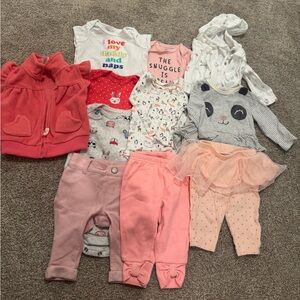 0-3, 3m Baby girl bundle
